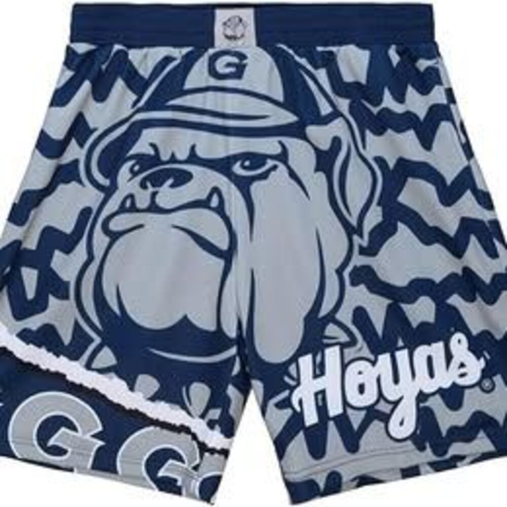 Mitchell & Ness NCAA JUMBOTRON 2.0 Sublimated Shorts Georgetown Hoyas